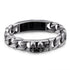 Eisernem Kreuz herren armband iron cross totenkopf skull uniqal